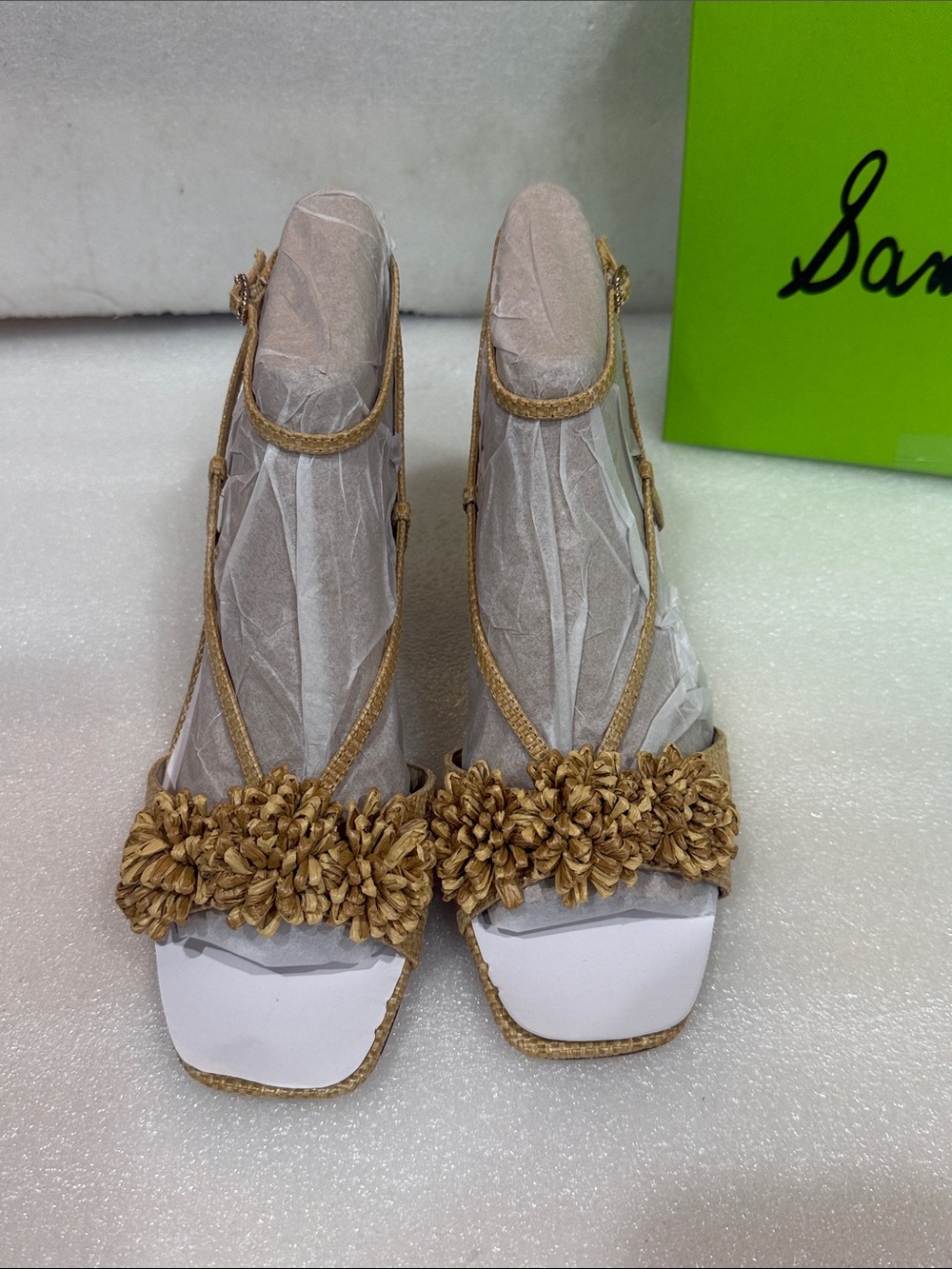 Sam Edelman Women's Phoebe Heeled Sandal, Beechwood size 9.5 - Picture 2 of 8